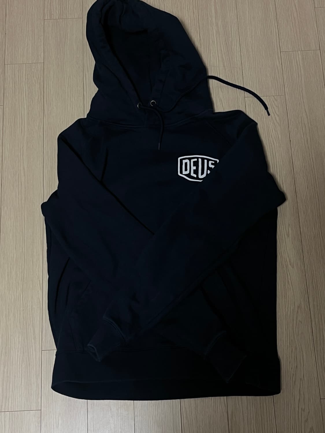 데우스 네이비 후드티 s사이즈 상품이미지1