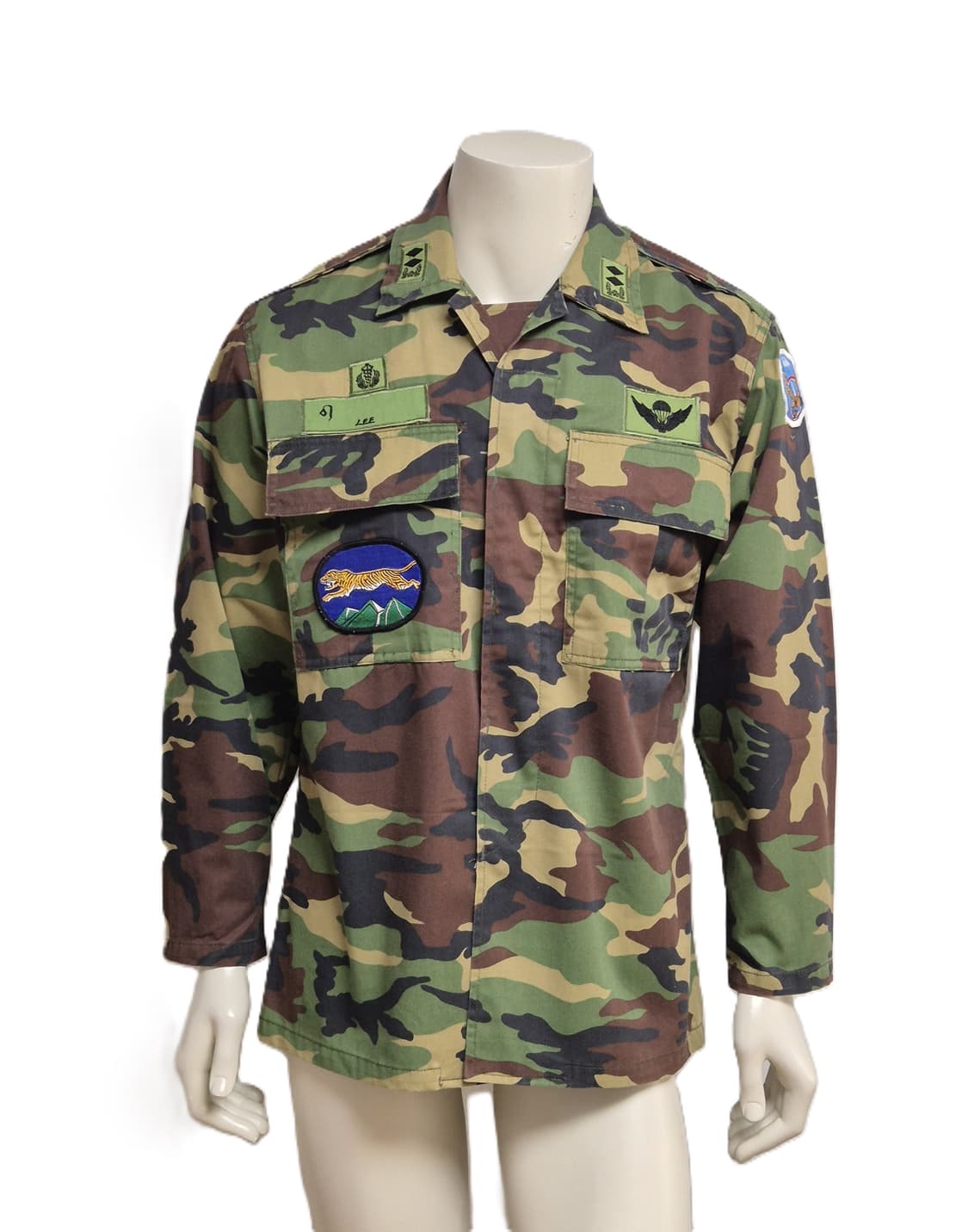 육군 구형 3공수특전여단 의무 중위 초기형 동계 전투복 상의 자켓 (L) 상품이미지1