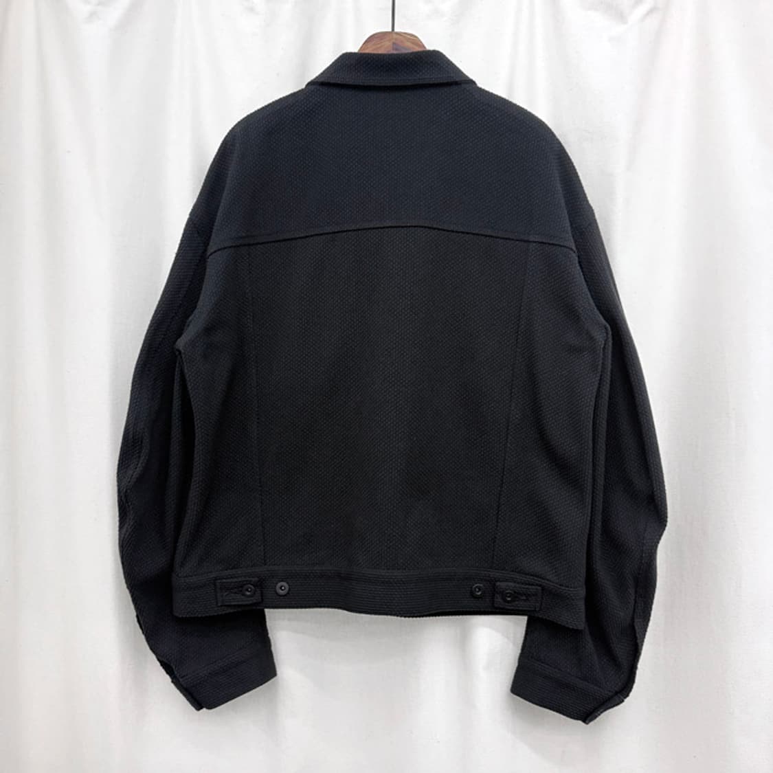 코자부로 23SS 트럭커 자켓 사시코 블랙 상품이미지4