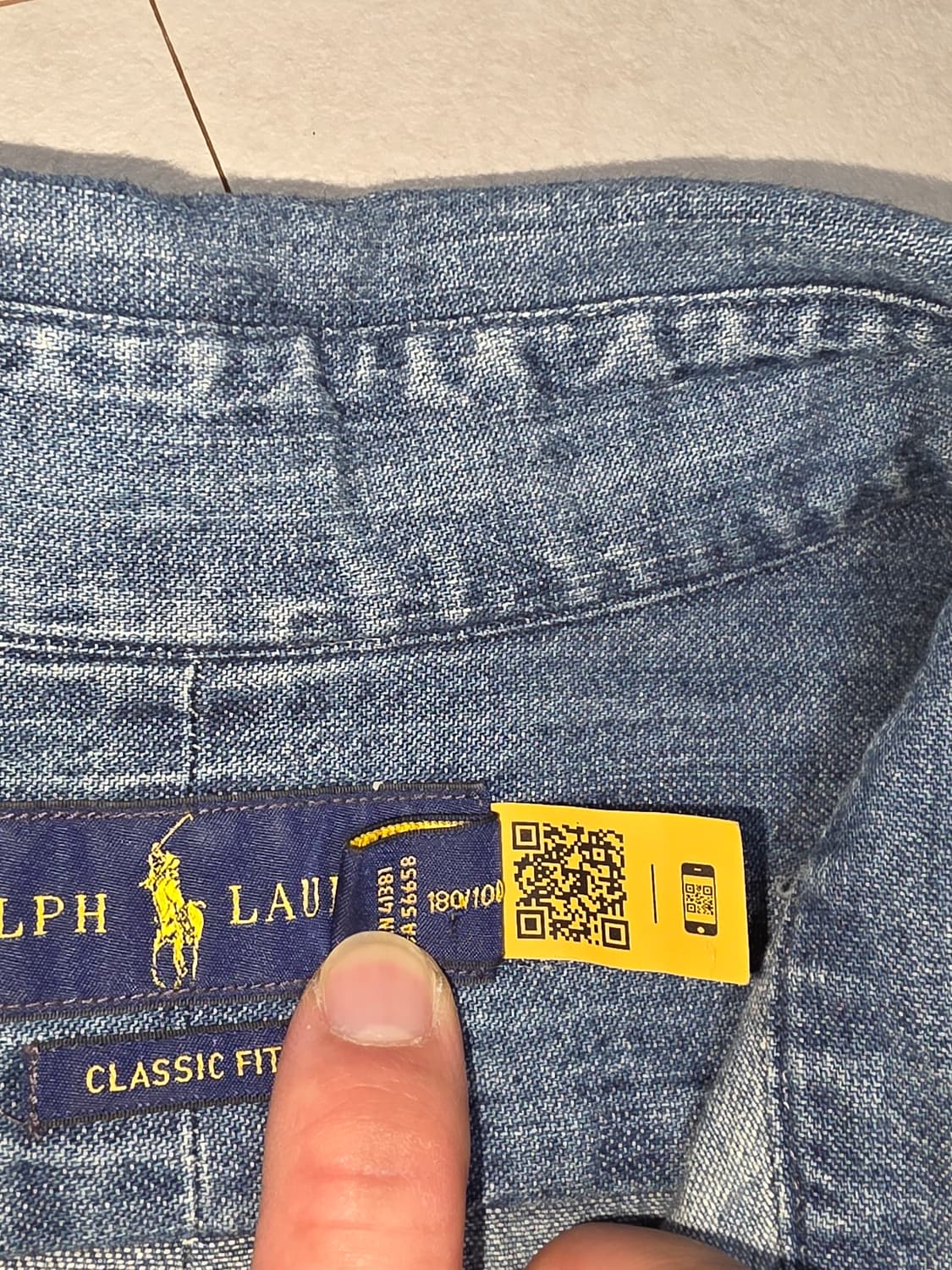 폴로 랄프로렌 데님셔츠 L 청남방 상품이미지3