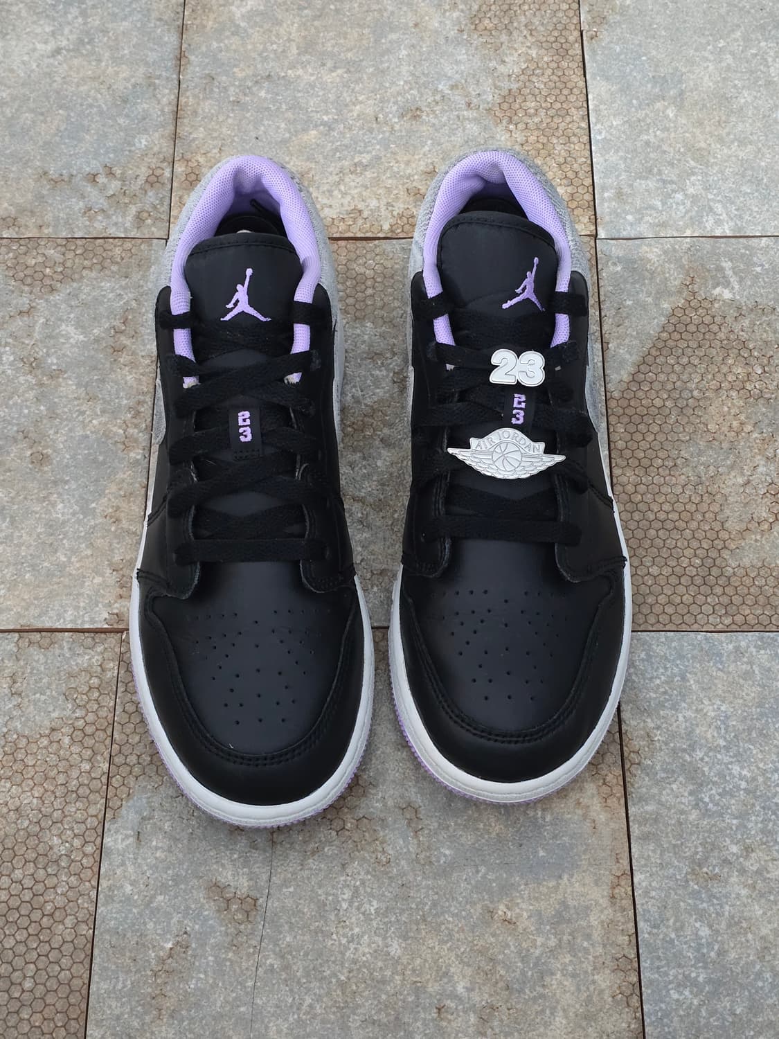 (245)나이키 조던 1 로우 se 블랙 라일락  상품이미지2