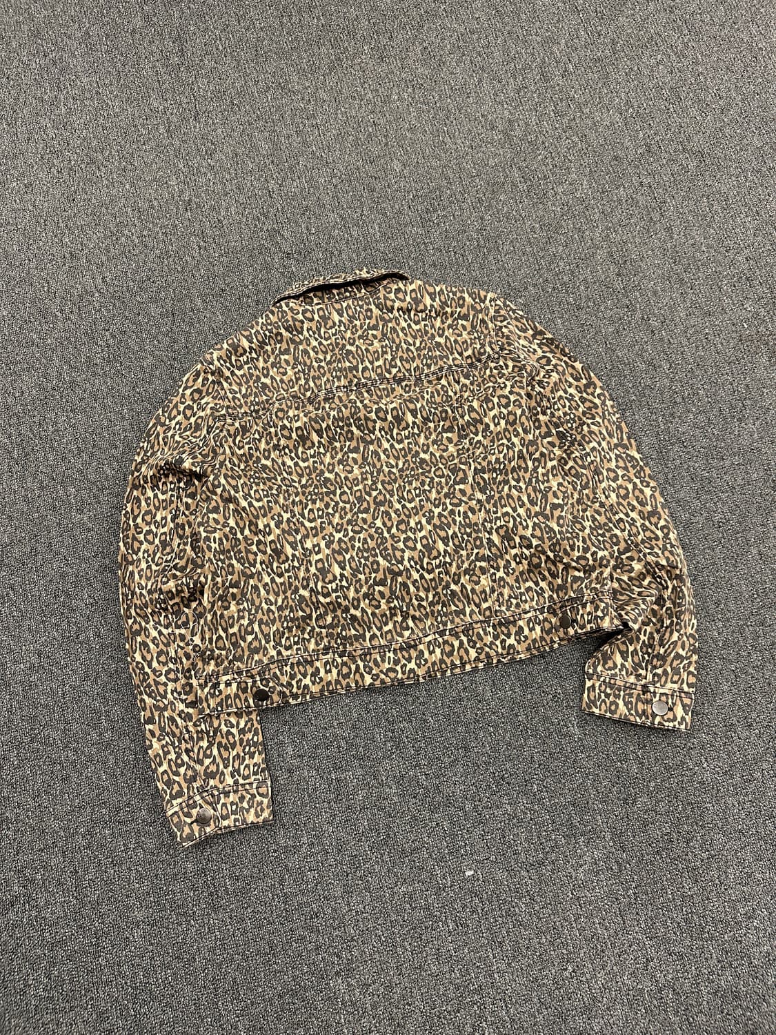 L) D Jeans 빈티지 크롭 호피자켓  상품이미지2