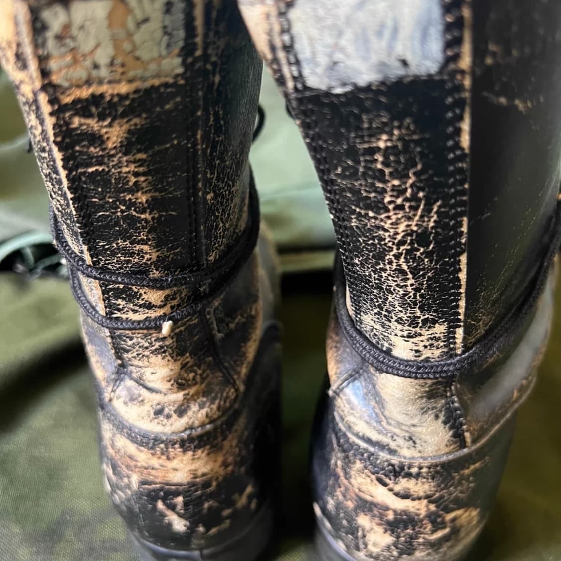 빈티지 1960s Usarmy Leather Boots 상품이미지2