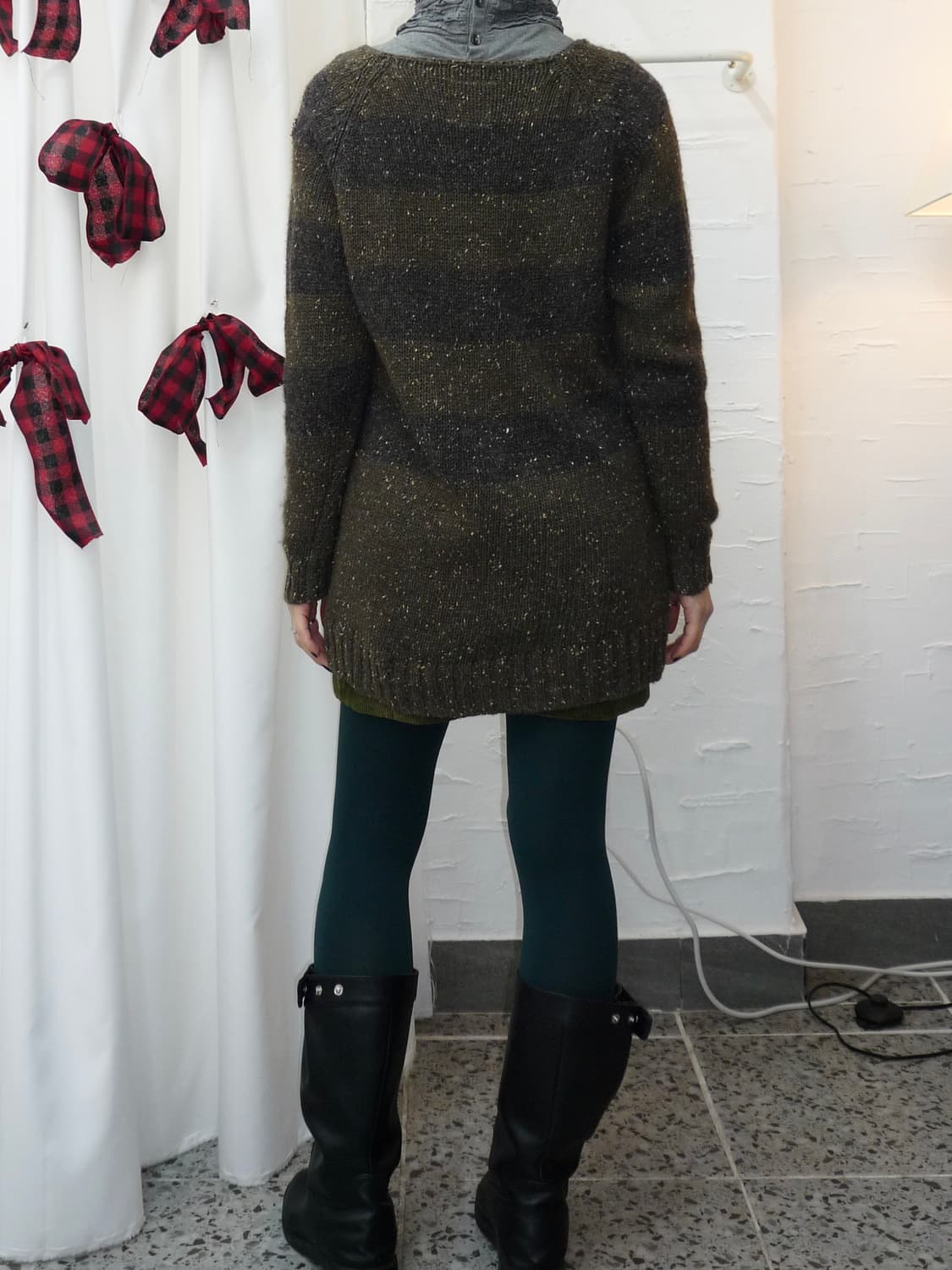 mocha stripe overfit knit 상품이미지4