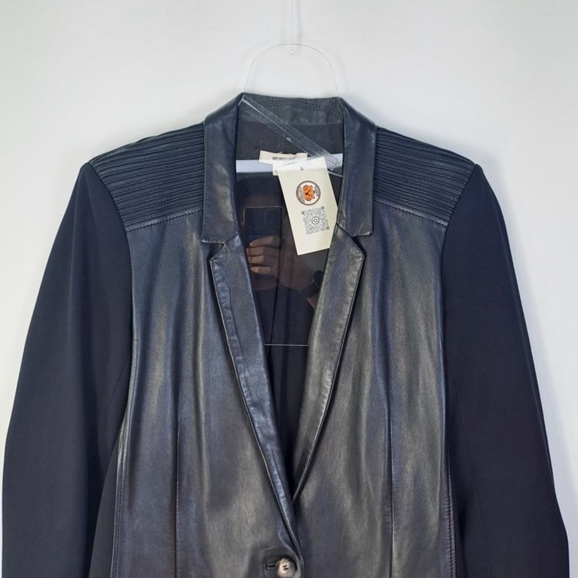 헬무트랭 램스킨 레더 블레이저 자켓 상품이미지3