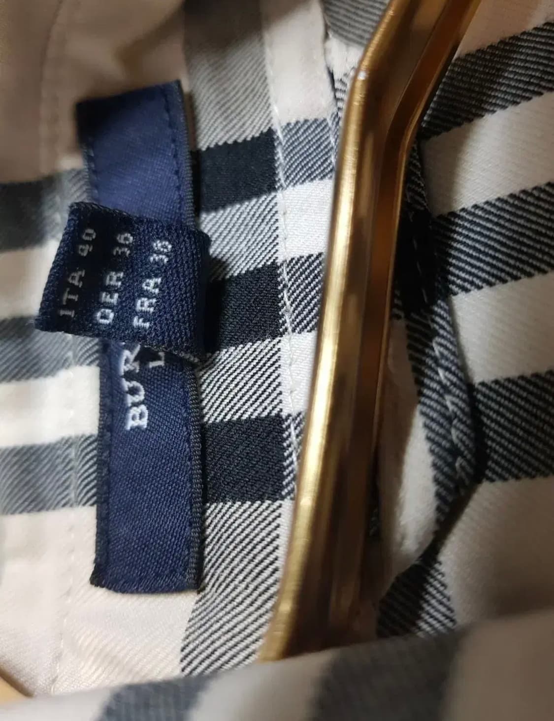 정품 버버리 채크 원피스.66. 상품이미지4