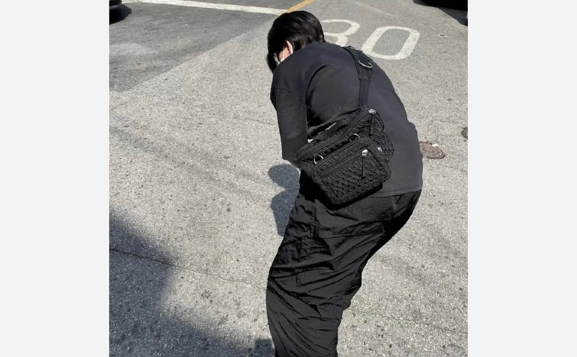 라프시몬스 루프링 이스트팩 웨이스트 크로스백 상품이미지2