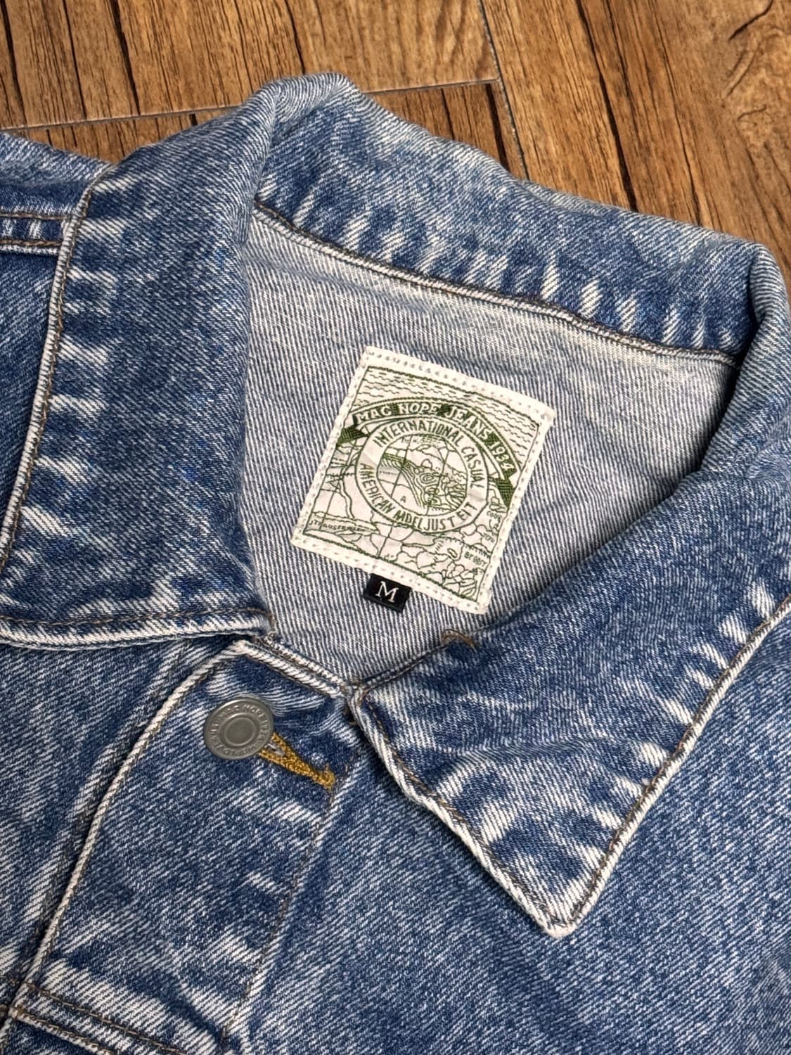 [M] 맥 호프 스톤워싱 데님 청 자켓 상품이미지5