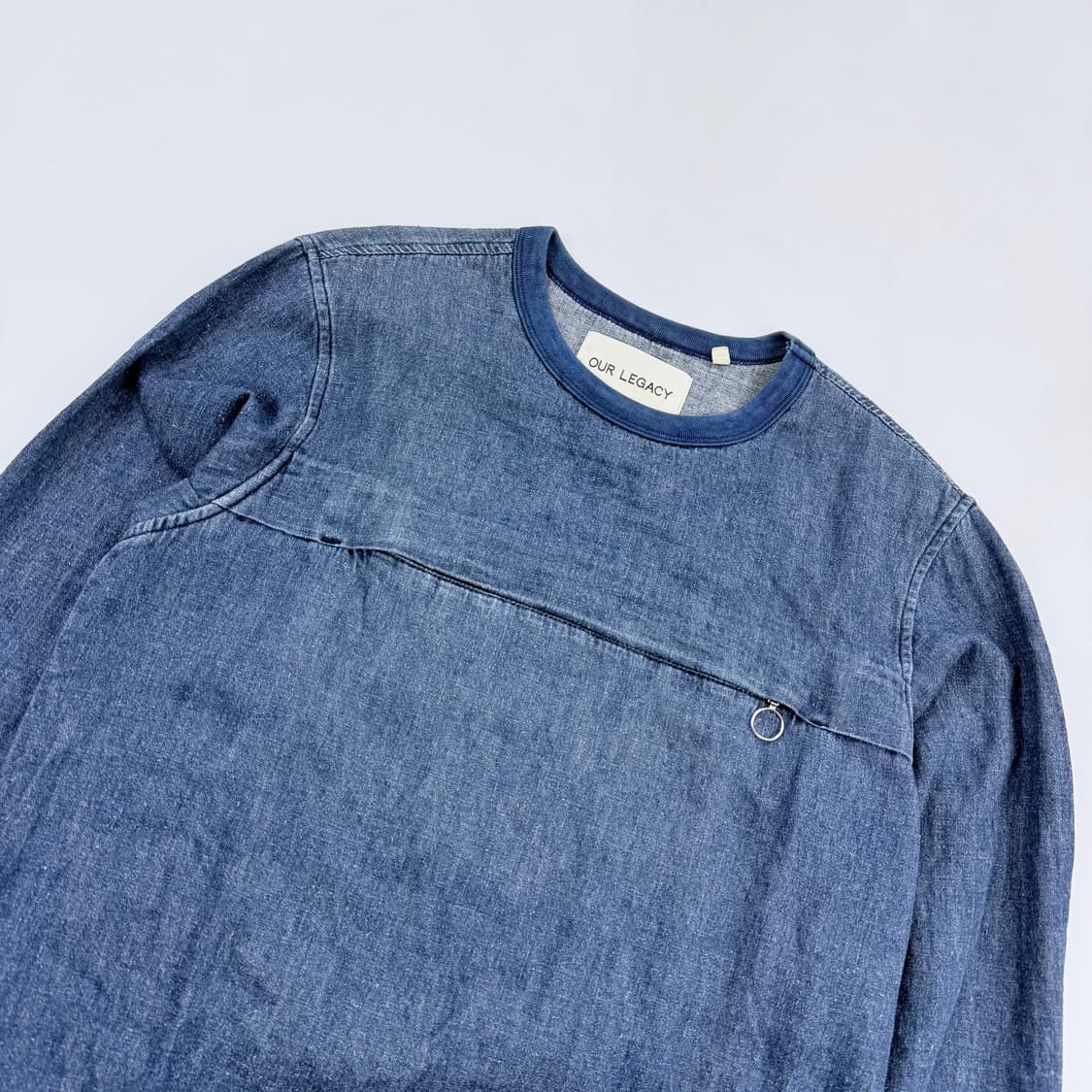 아워레가시 SS15 Indigo 데님 맨투맨 상품이미지2