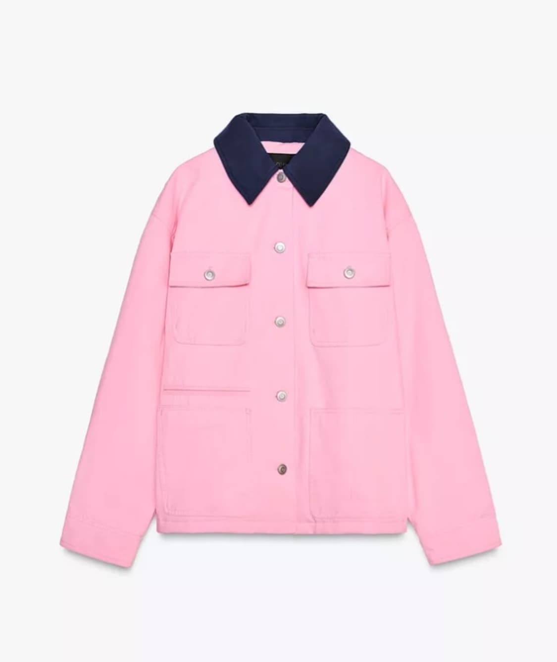 새상품) 자라 배색 칼라 재킷 상품이미지3