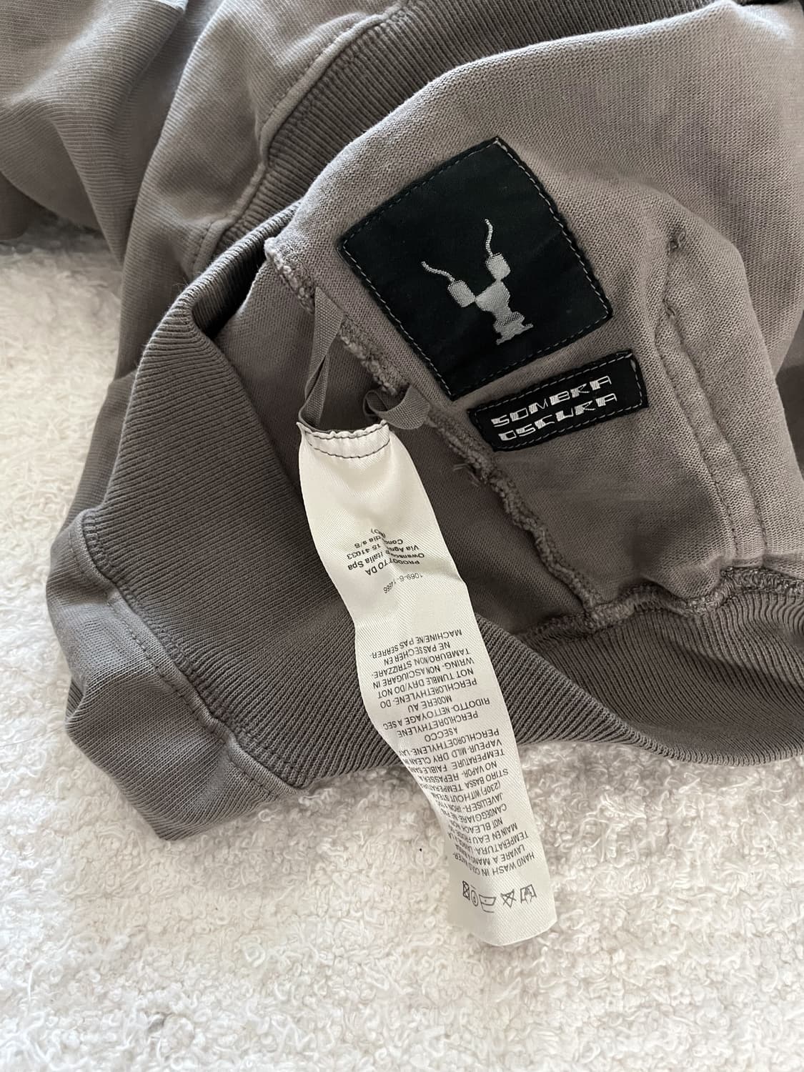 릭오웬스 하이넥 프론트 집업 상품이미지4