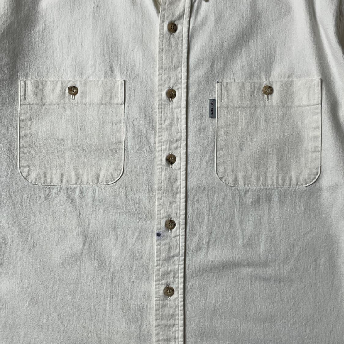 CARHARTT 칼하트 빈티지 아이보리 코튼 워크셔츠 A00414 상품이미지3