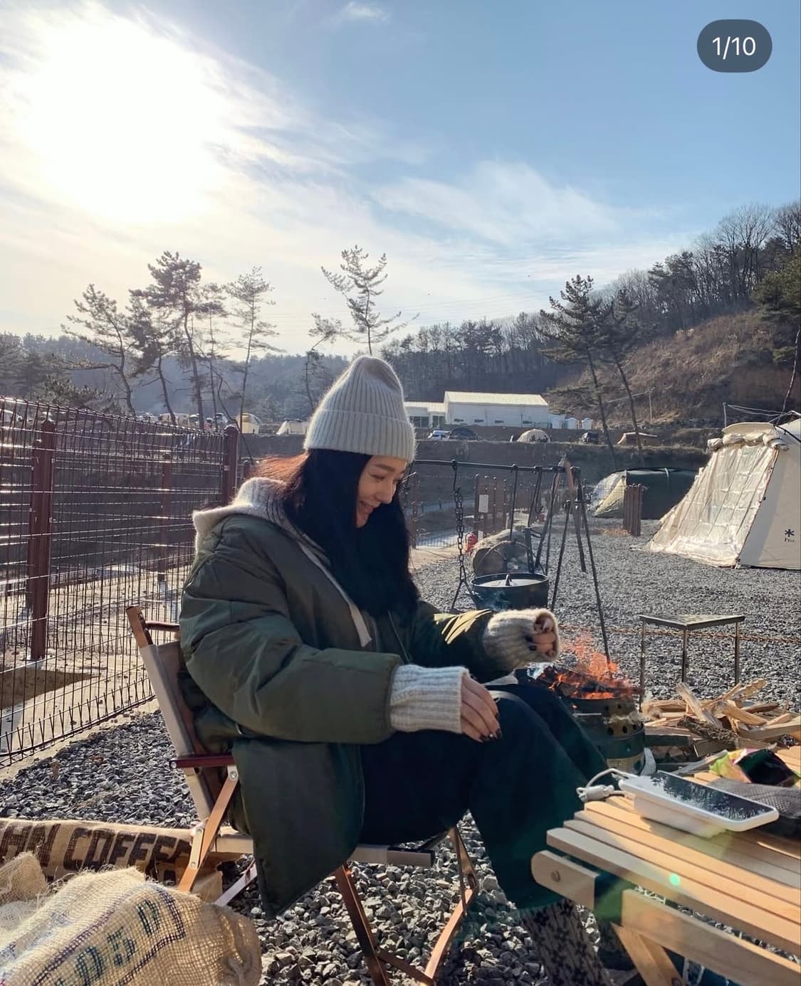 (새상품) 브론즈부부 카키 야상 패딩 2개(1+1) 판매합니다 상품이미지5