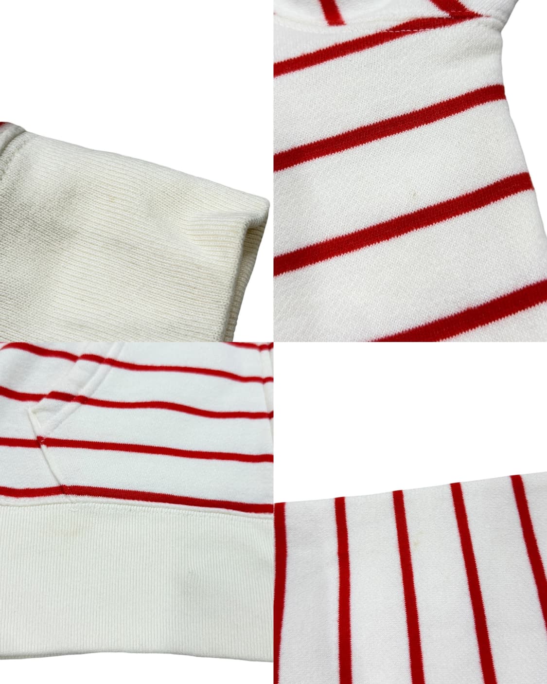 GAP 빈티지 모리걸 스펠로고 스트라이프 기모 후드집업 자켓 S 상품이미지6