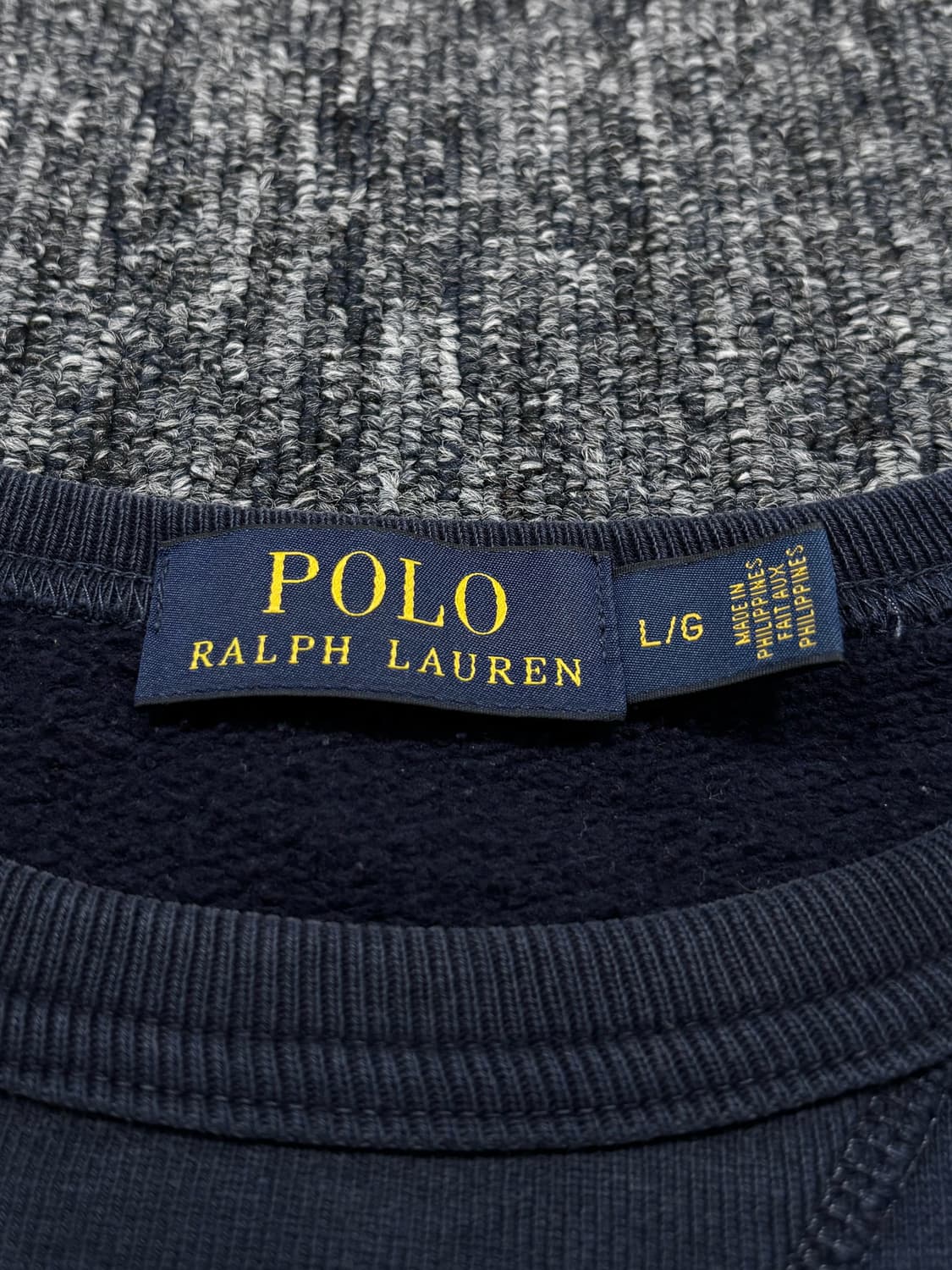 폴로 네이비 불독 맨투맨 상품이미지5