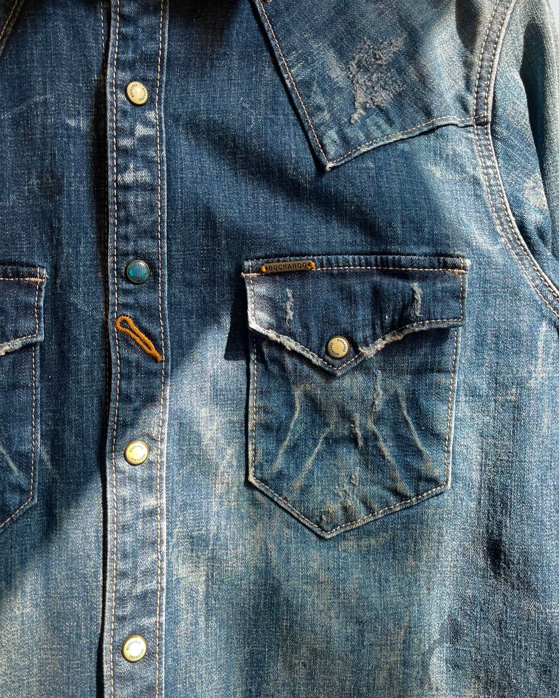 2000's Buckaroo Denim Western Shirt 상품이미지6