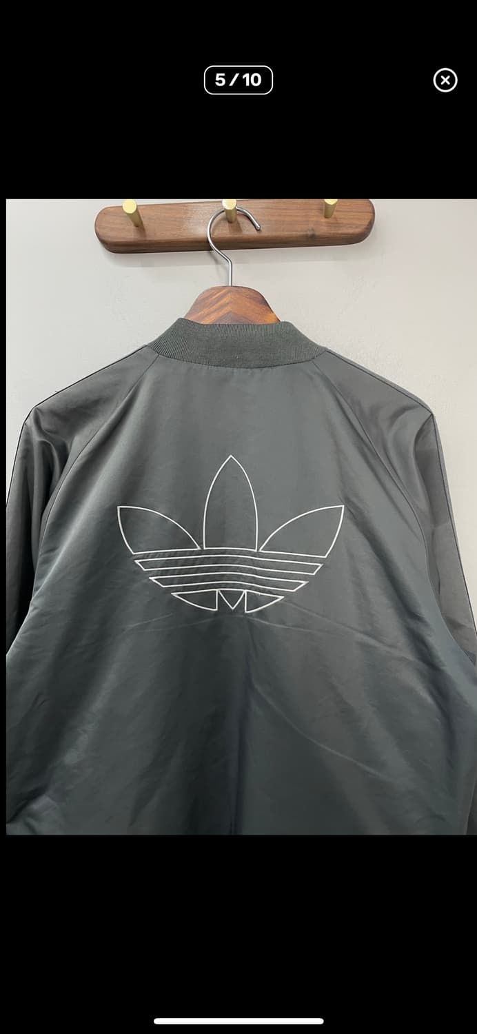 아디다스 백 빅로고 다크그레이 파이어버드 자켓 A2916 상품이미지4