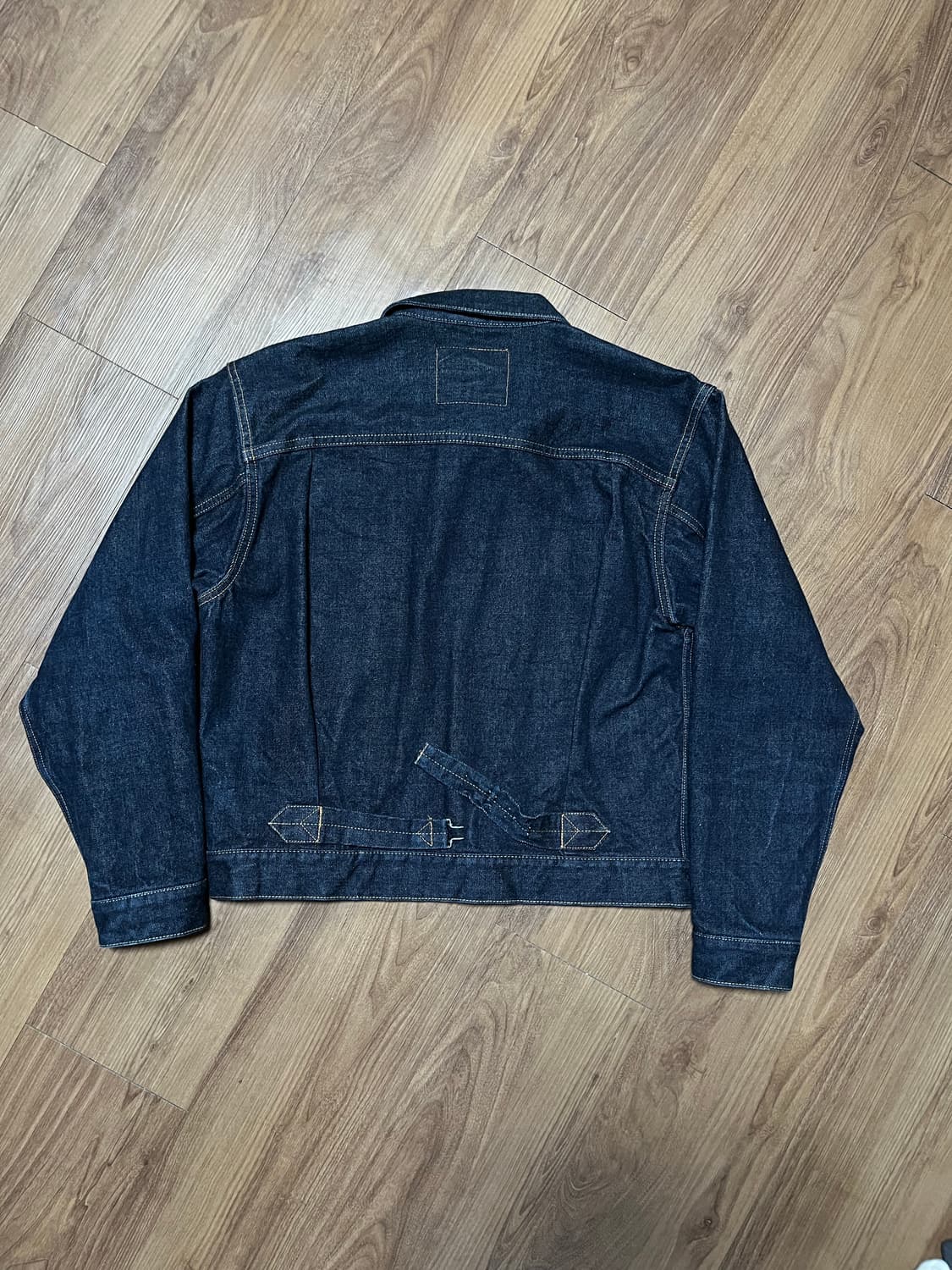 Blacksign 14oz Denim Pleats Jacket 상품이미지2