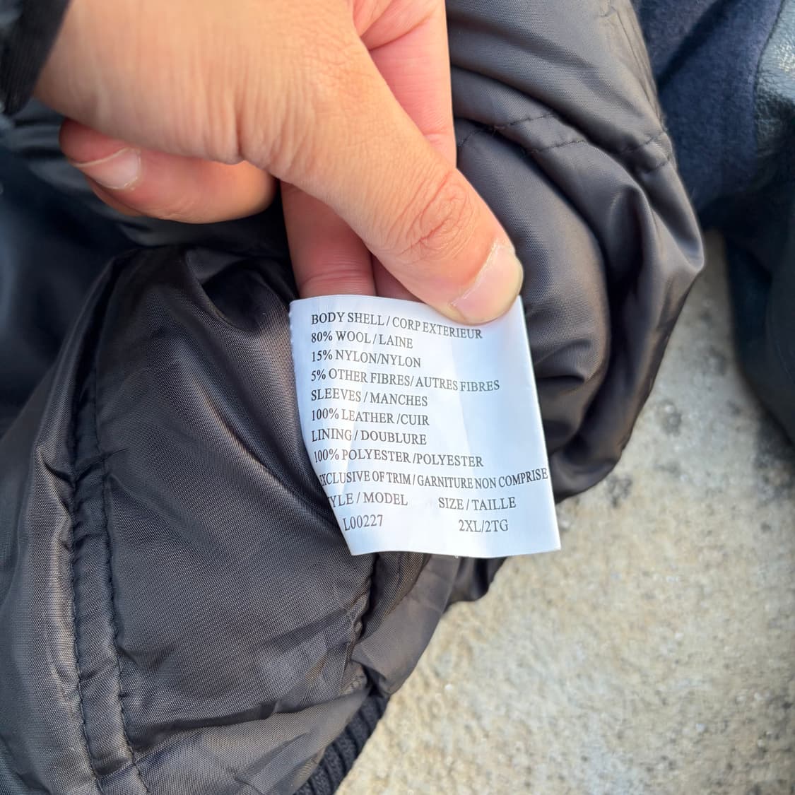 00s CANADA 빈티지 울 바시티 자켓 2XL 상품이미지7