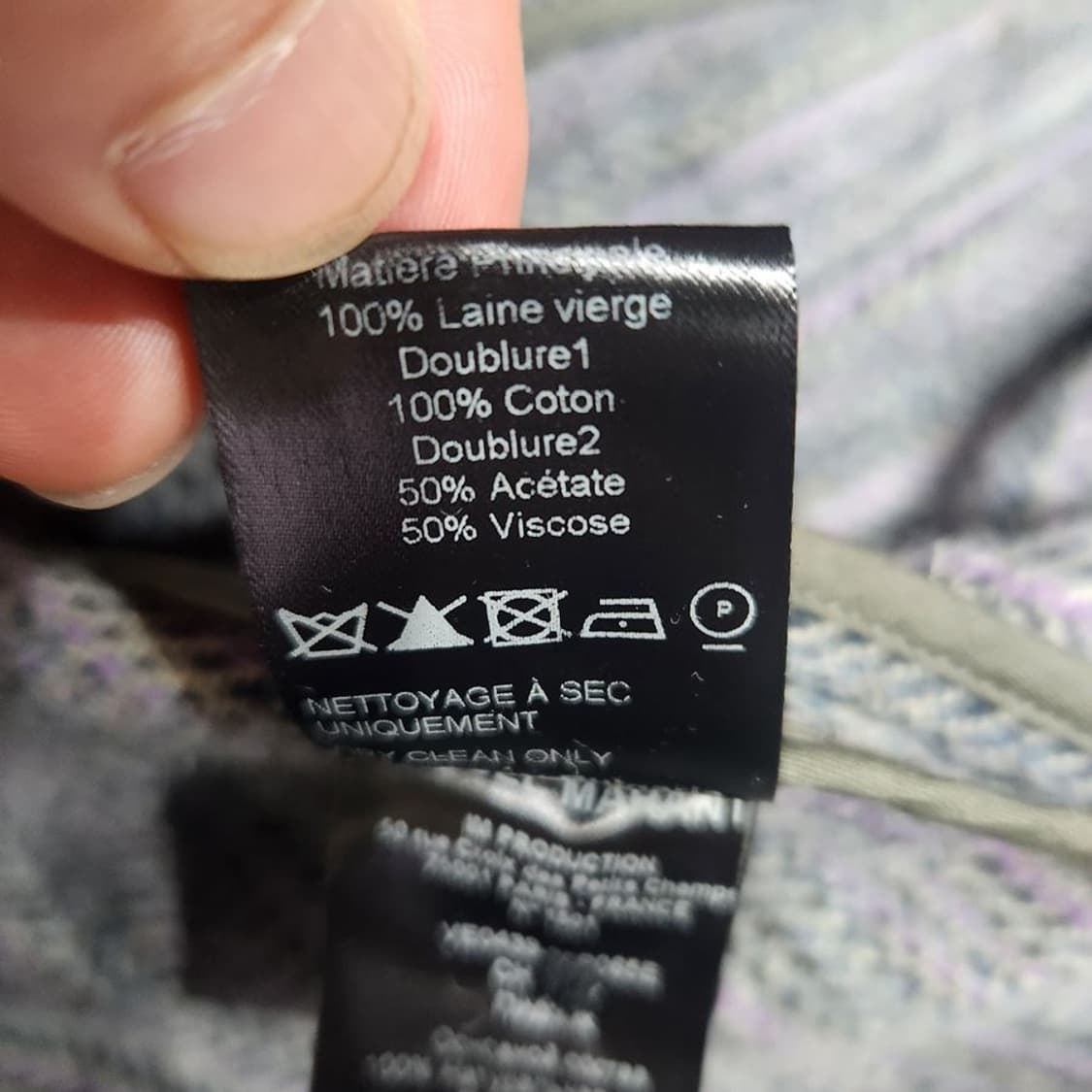 [여40]이자벨마랑 라나울 원버튼 자켓[Y63-136] 상품이미지10