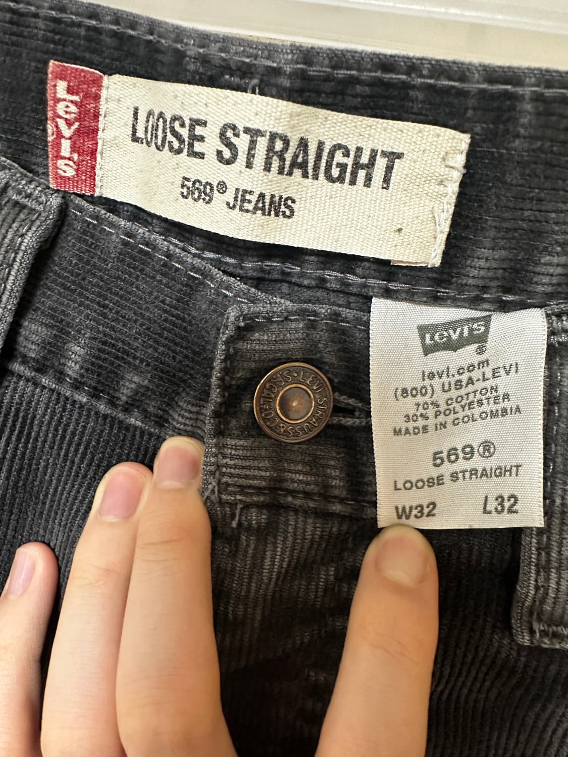 리바이스 569 코듀로이 팬츠 상품이미지4