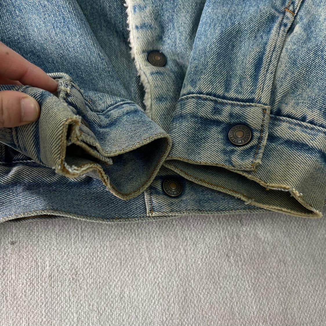 100 80s 리바이스 70608-0217 쉐르파 데님자켓  상품이미지7