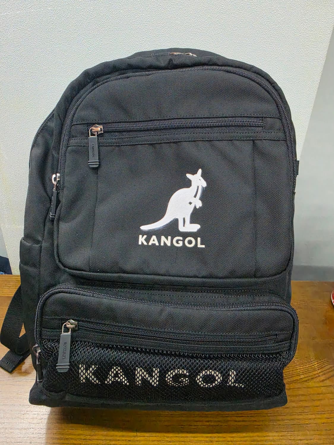 캉골 블랙 백팩 상품이미지1