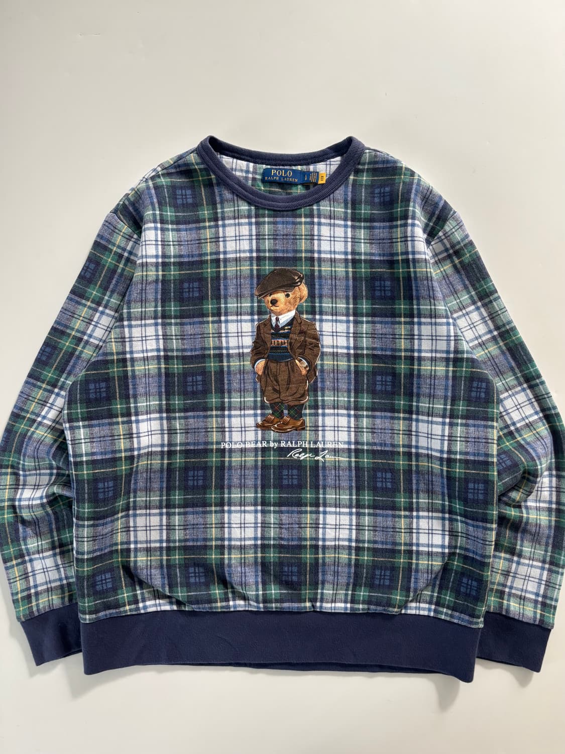 Polo 폴로 랄프로렌 신형 베어 플래드 플리스 맨투맨 상품이미지4