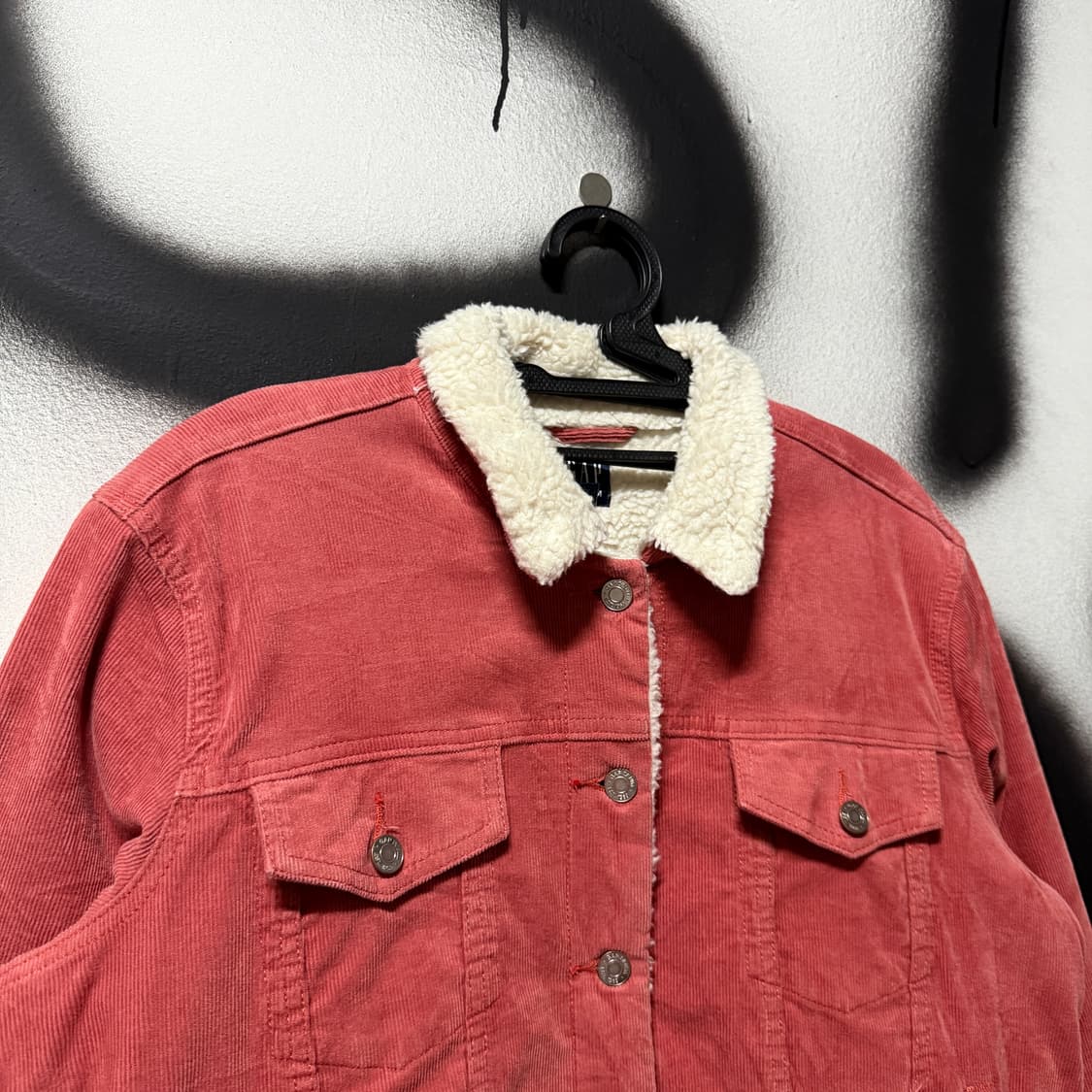 갭 플리스 코듀로이 쉐르파 트러커 자켓 핑크 상품이미지3