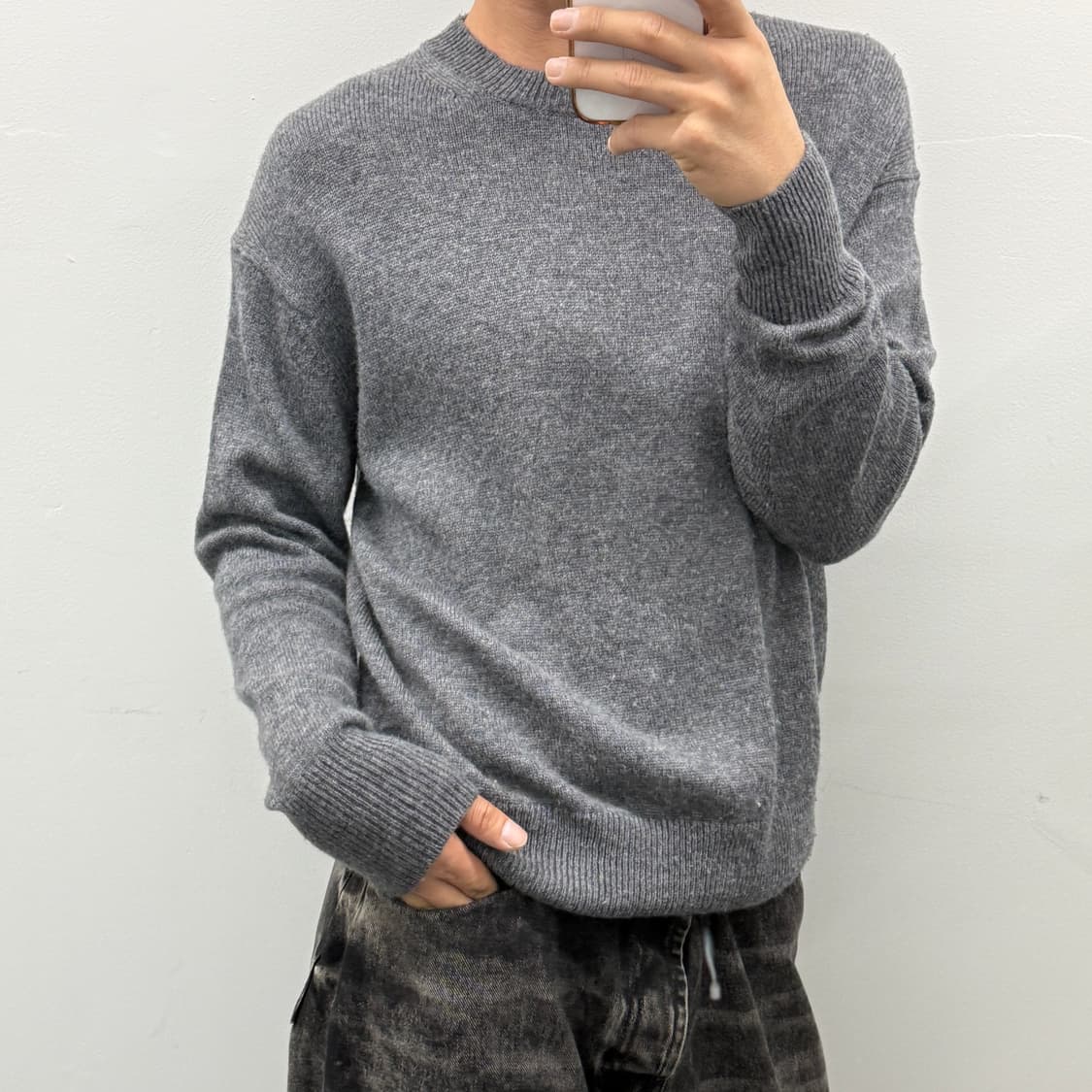 노네임 긴팔니트티셔츠 상품이미지1