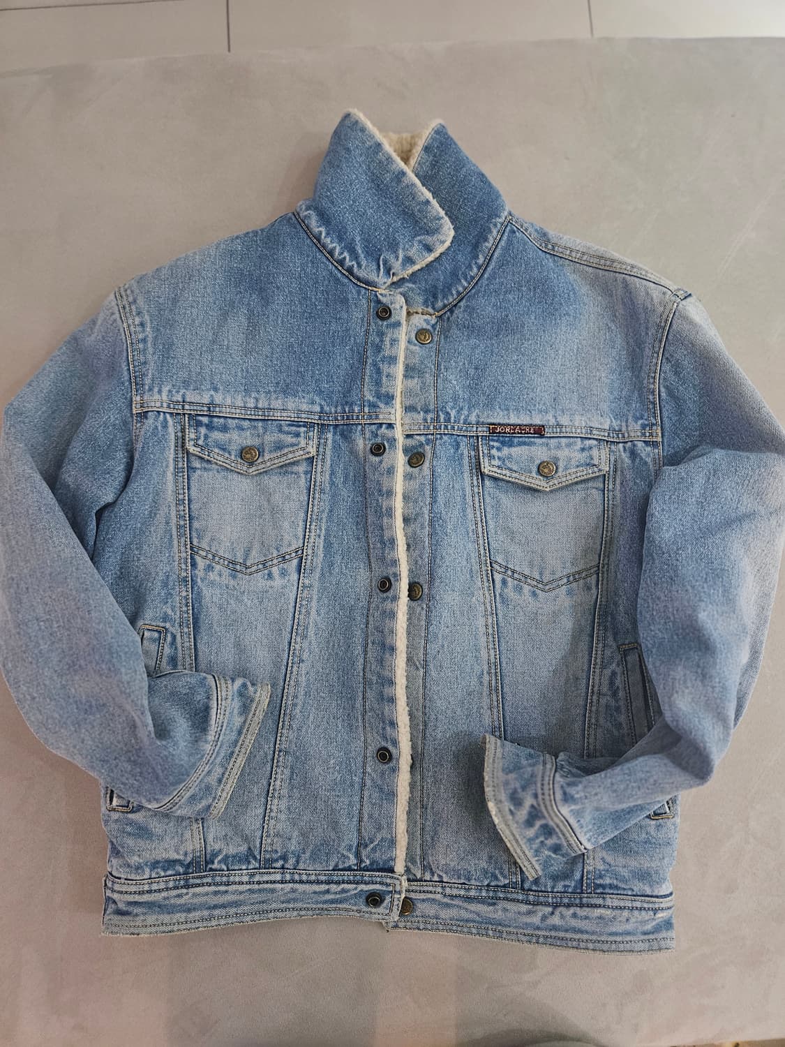 죠다쉬 양털청자켓 사이즈 100 상품이미지1