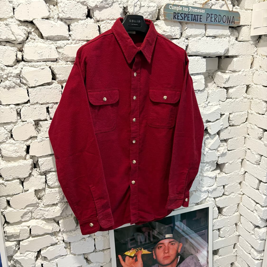 프렌티스 prentiss usa 빈티지 코튼셔츠 상품이미지1