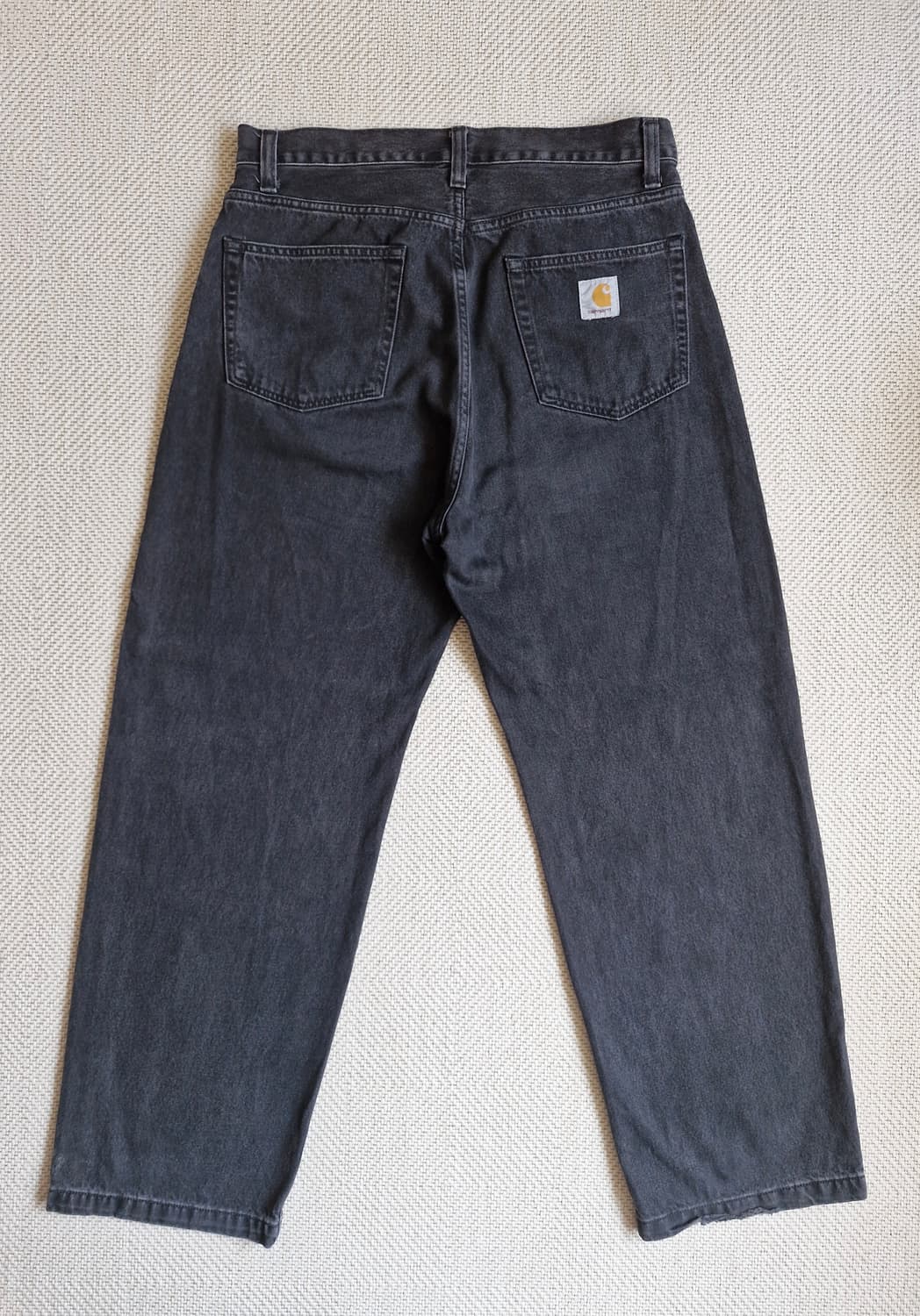 칼하트 WIP 로버트슨 랜든 블랙 스톤워싱 진 32 상품이미지3