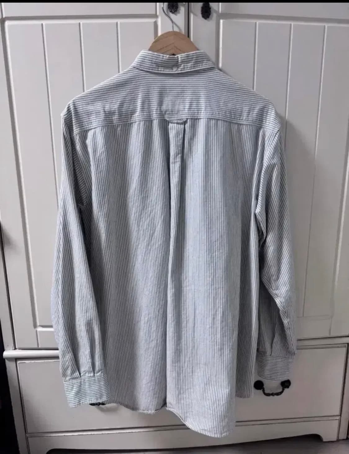 카키스 옥스포드 스트라이프 다운버튼 셔츠 m사이즈 상품이미지2