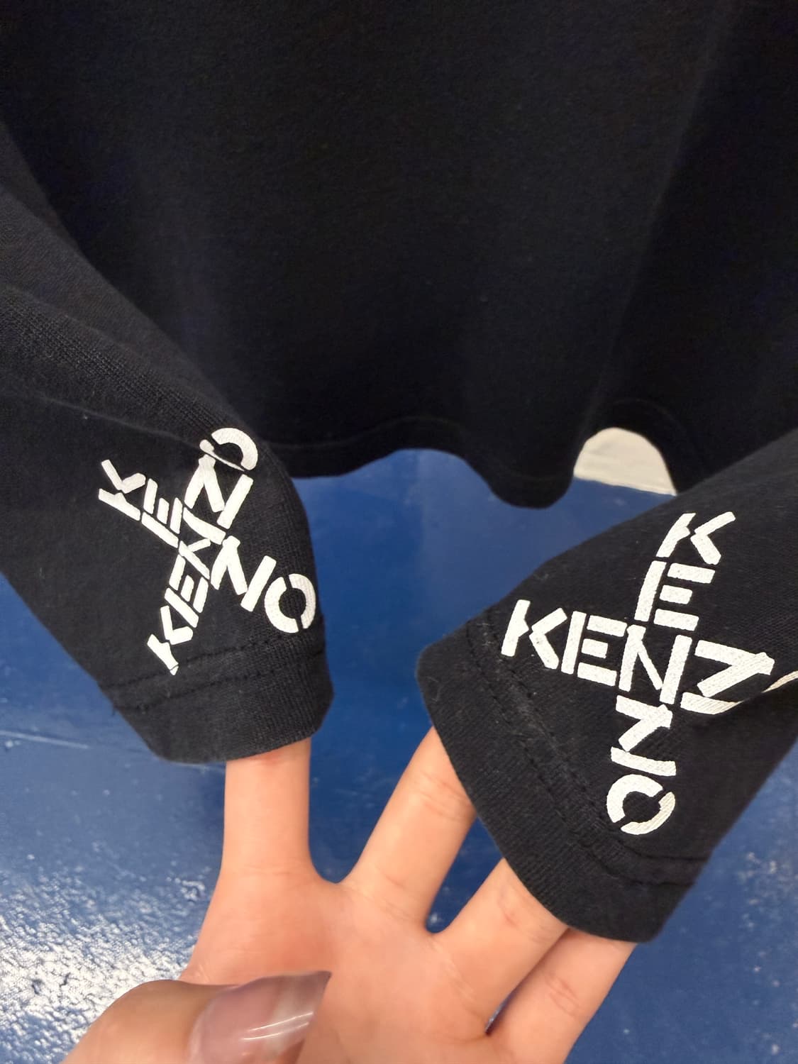 Kenzo 겐조 크로스 빅로고 슬리브 상품이미지6