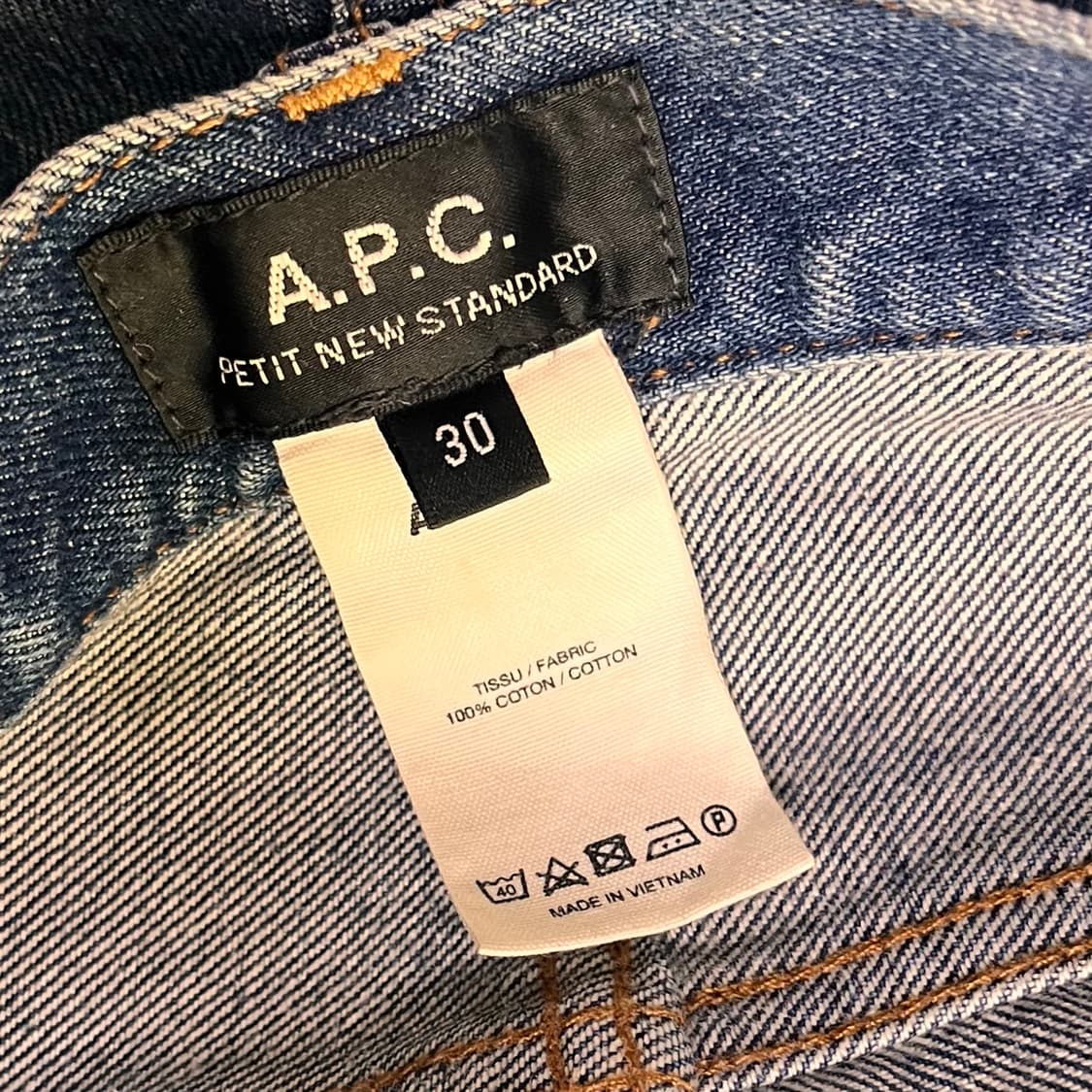 아페쎄 A.P.C. 데님팬츠 W30 상품이미지5