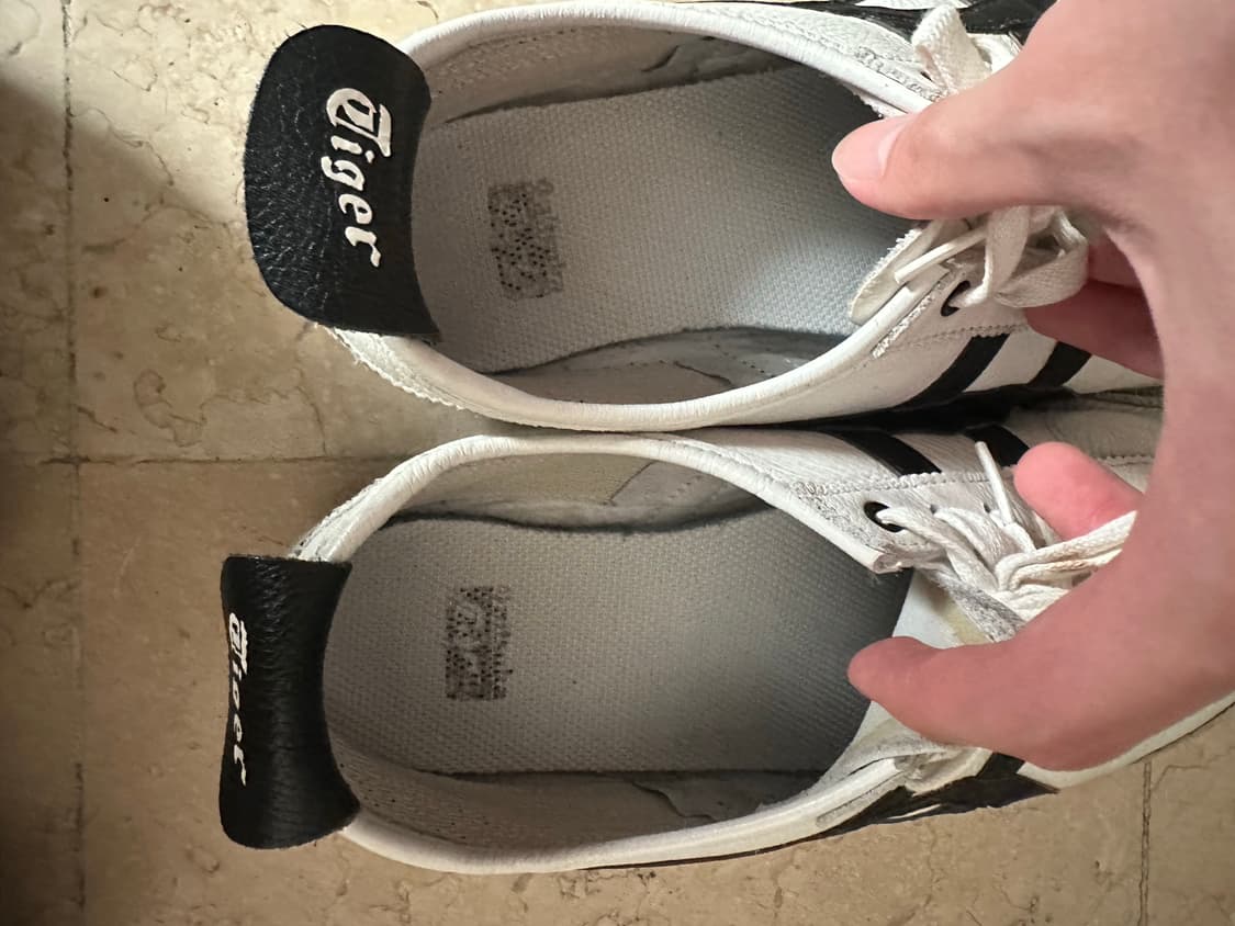 오니츠카 타이거 멕시코 66 흰색/검정색 280 상품이미지5