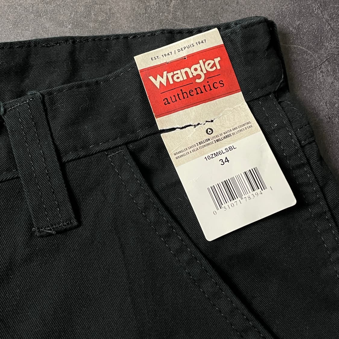 WRANGLER 데드스탁 랭글러 블랙 카고 하프 팬츠 A00746 상품이미지4