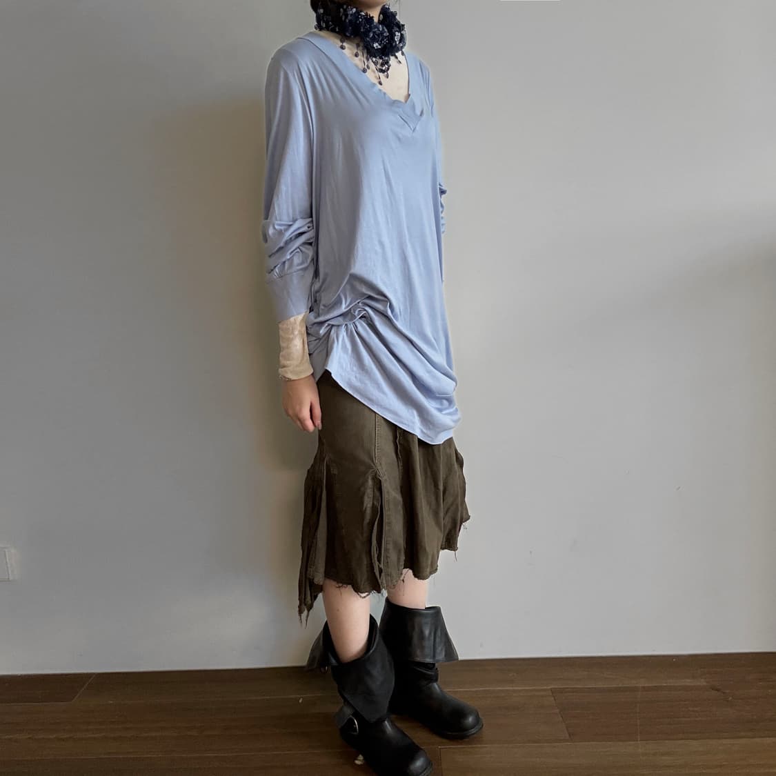 LIMI feu V-Neck Dress 상품이미지2