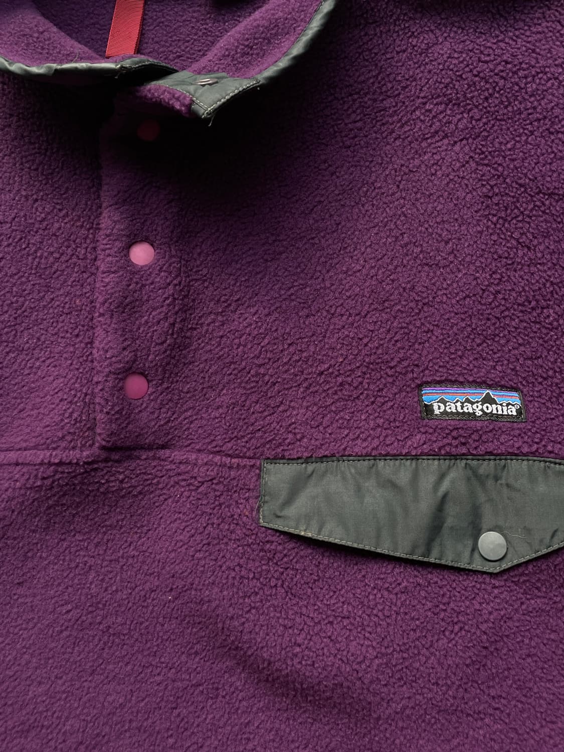90s 파타고니아 신칠라 퍼플 그레이 플럼  상품이미지4