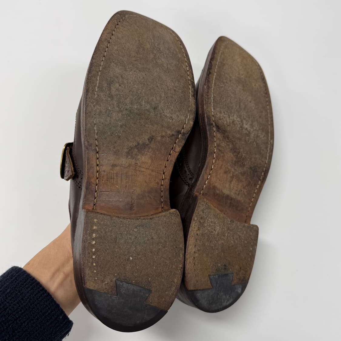 Tricker's x Ships belted shoes 상품이미지9