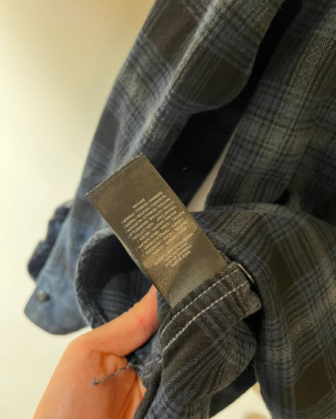 더블알엘 RRL 블루 체크 셔츠 L 상품이미지7