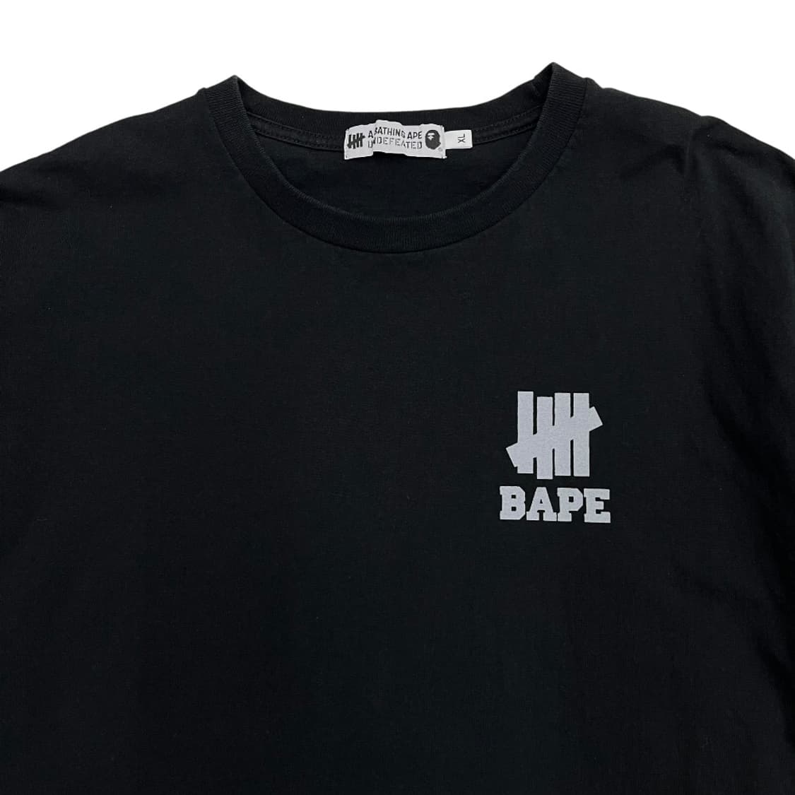 2020 베이프 X 언디피티드 빅사루 블랙 반팔 XL 상품이미지5