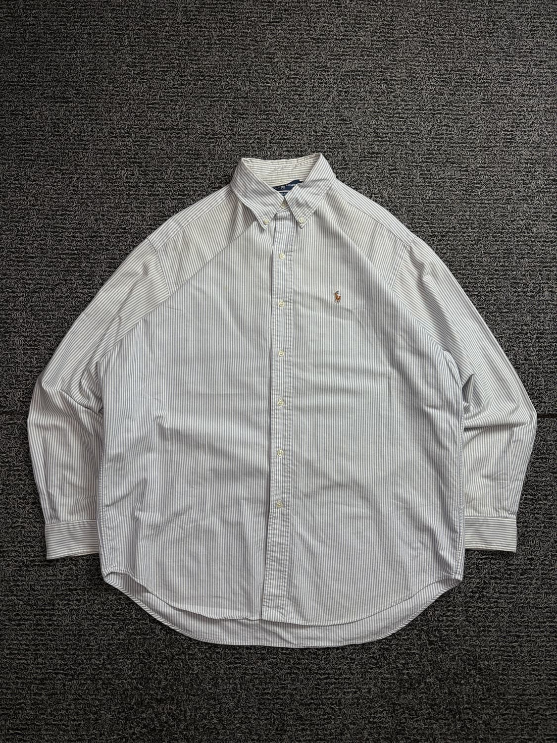 폴로 랄프로렌 포니로고 클래식핏 스트라이프 옥스퍼드 셔츠 2109 상품이미지2