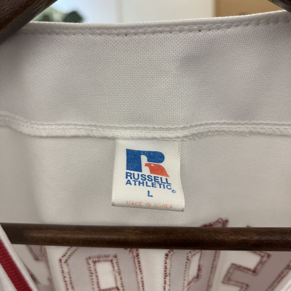 러셀 LA에인절스 홈 유니폼 져지 반팔티 L C10996 상품이미지5