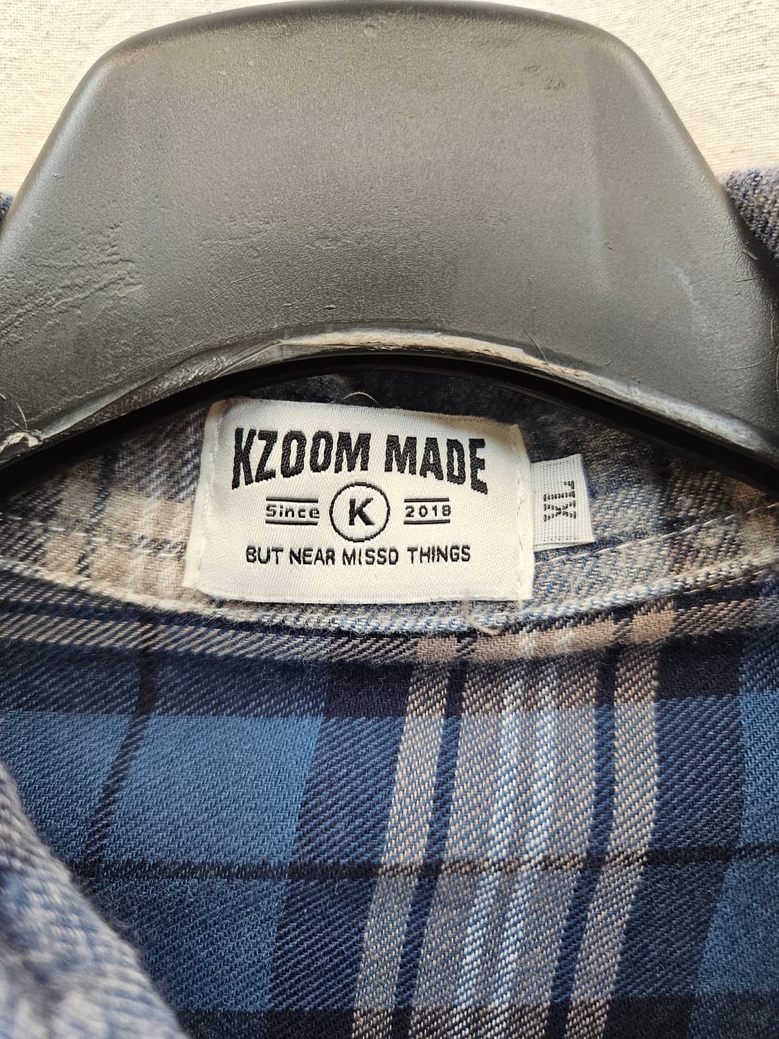 KZOOM MADE 데미지 체크셔츠 189. 상품이미지3