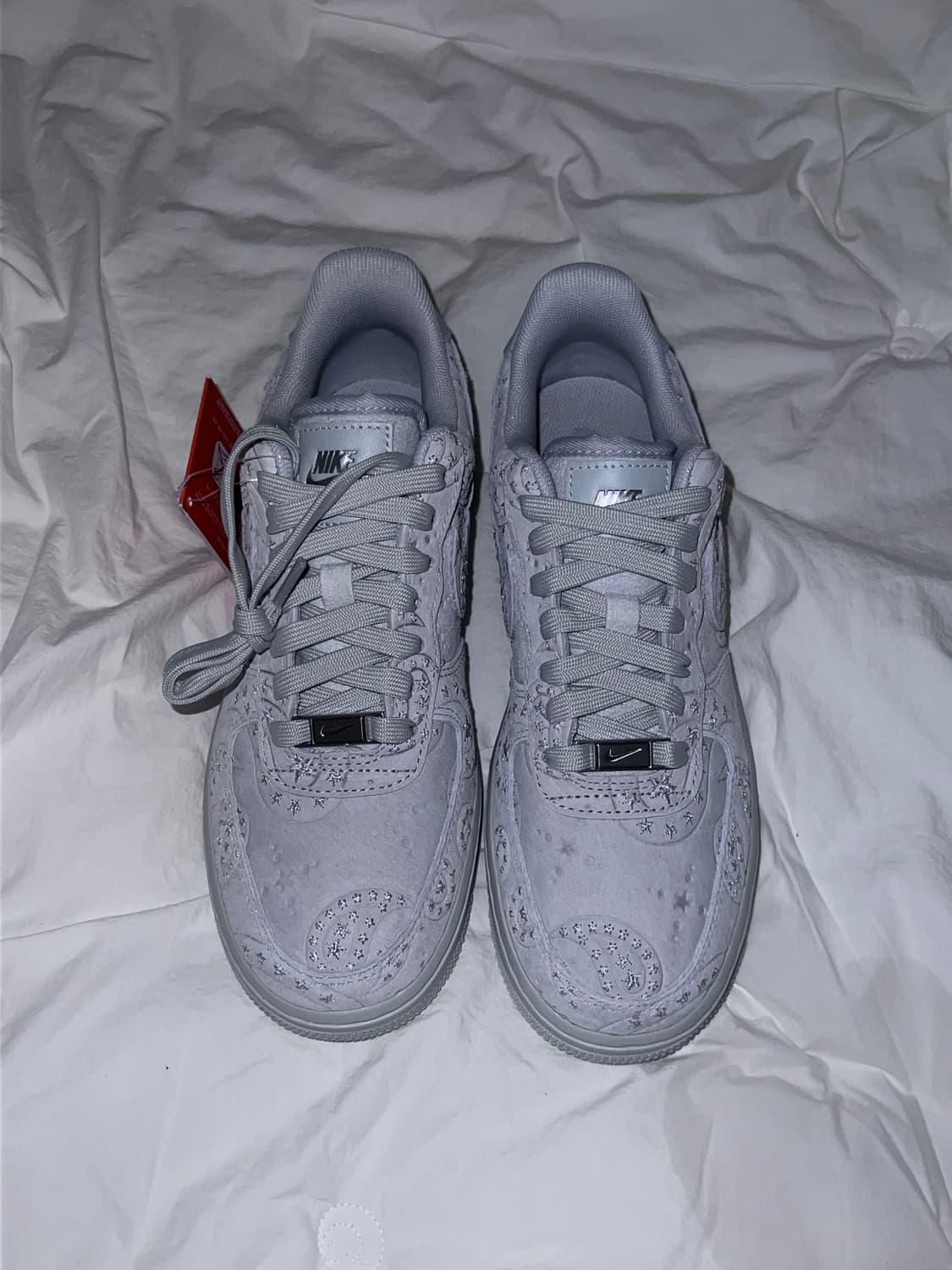 나이키 에어포스 1 로우 그레이 포그 메탈릭 실버 240 상품이미지1