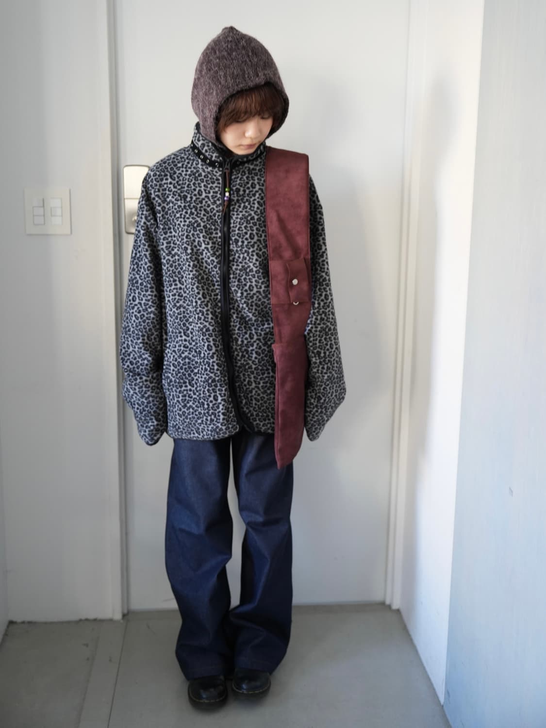 인앤양인하모니 Flap pocket bag, wine 상품이미지3