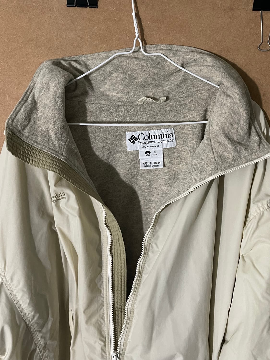 컬럼비아 아이보리 점퍼 상품이미지3