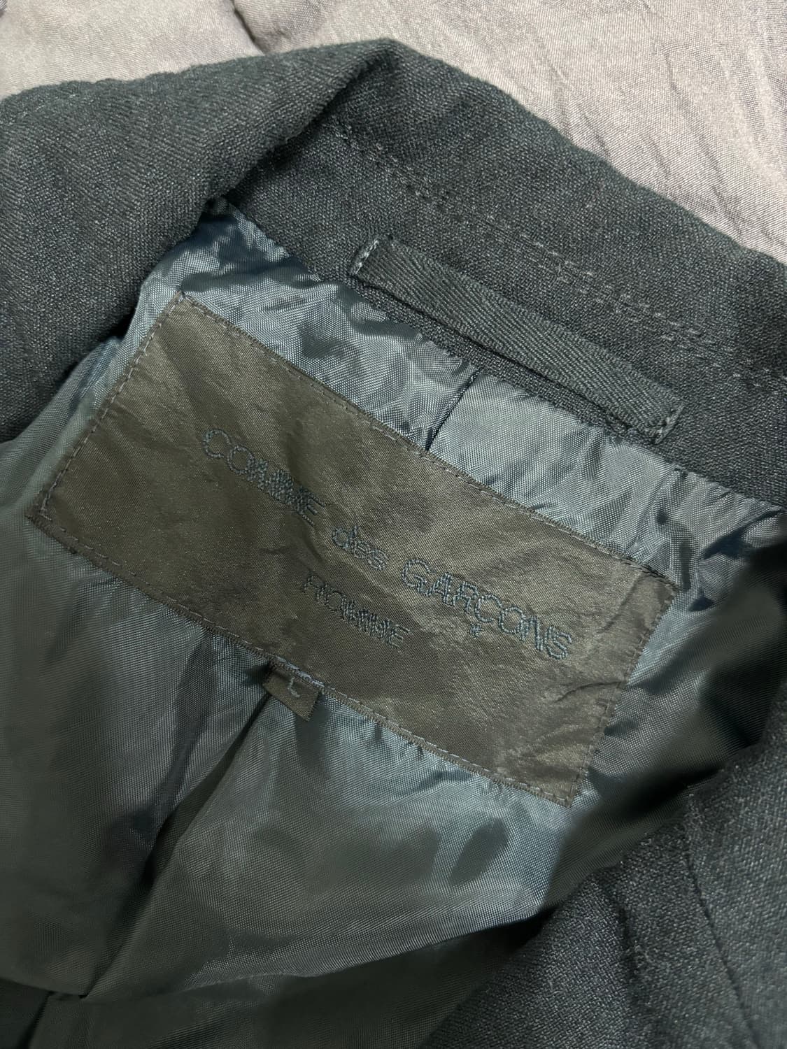 꼼데가르송옴므 축융 울 코트 상품이미지4